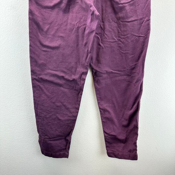 Gudrun Sjoden Cotton Pants Elastic Waist Plum Purple Small - Picture 6 of 14